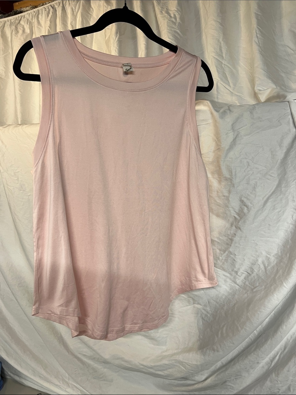 Yogalicious Pale Pink Sleeveless Tank Top